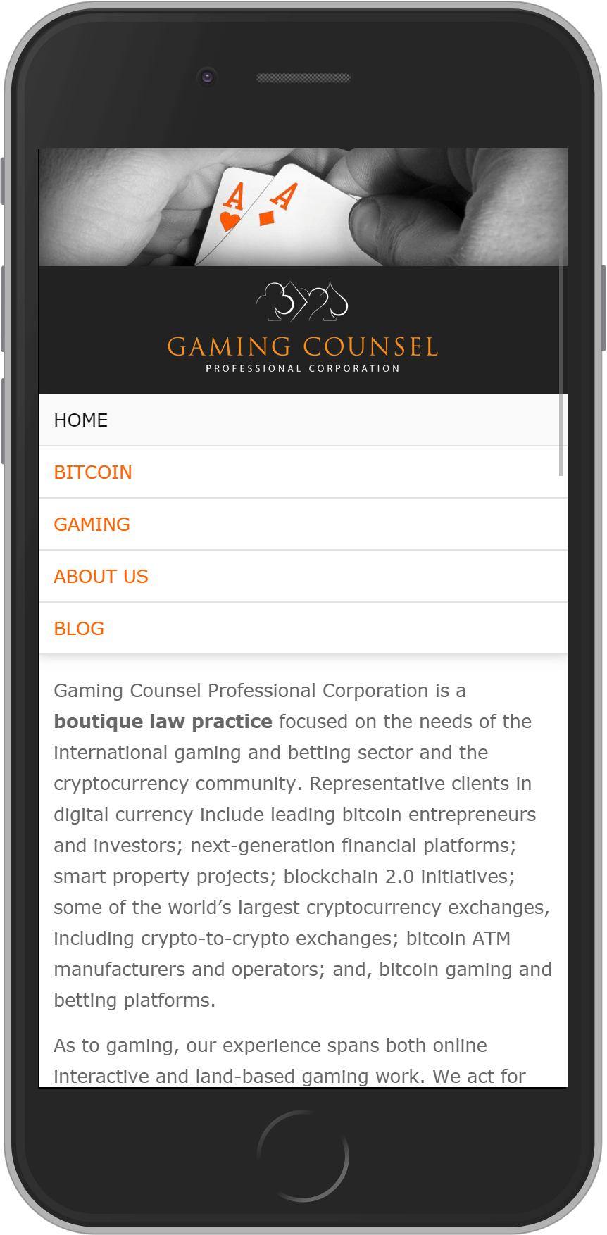 Gaming Counsel iPhone