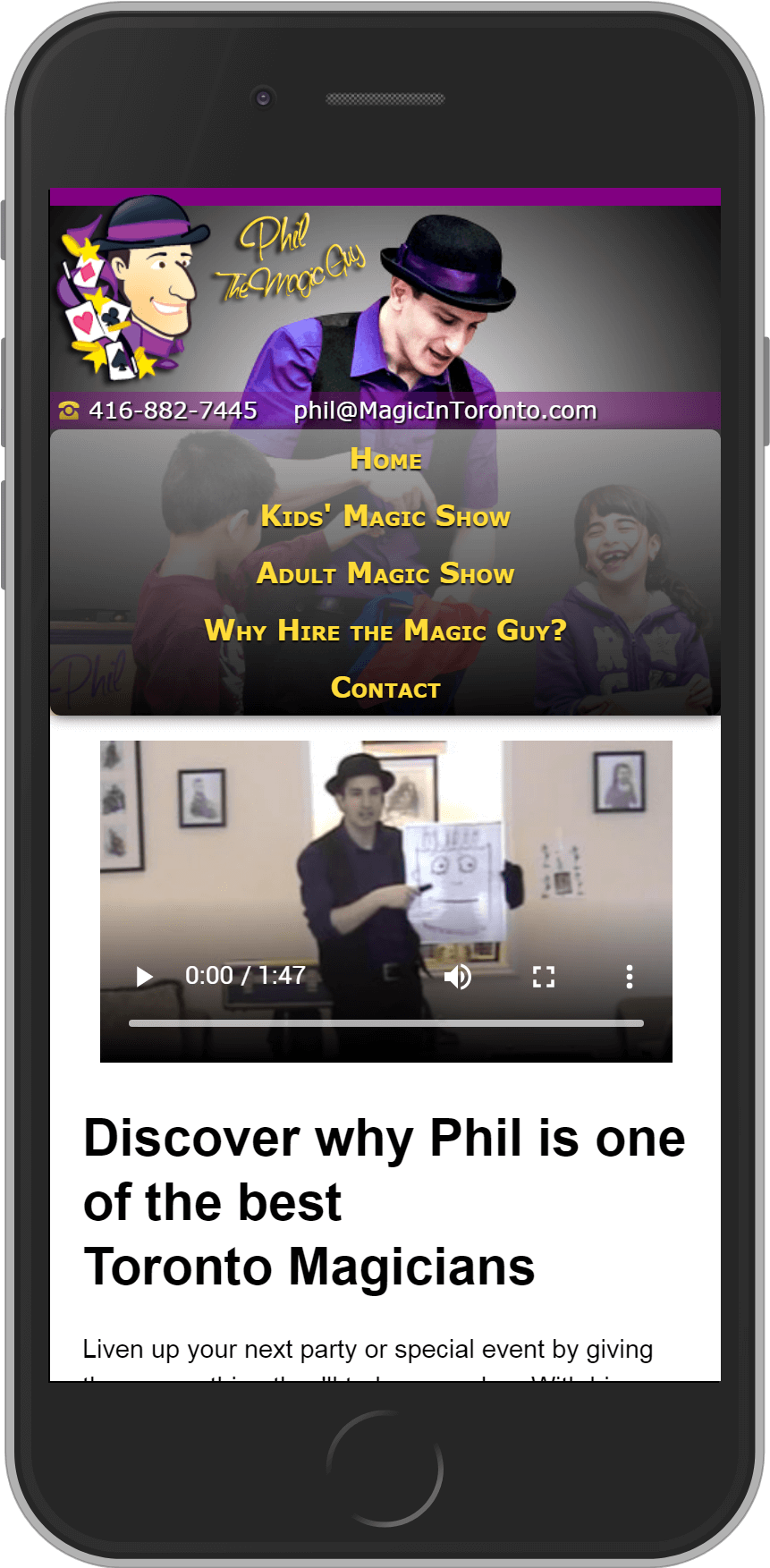 Phil the Magic Guy iPhone