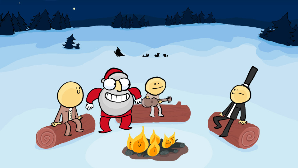 Santa Borrows a Guitar